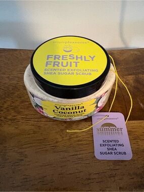 Simple Pleasures Freshly Fruit Vanilla Coconut Shea Sugar Scrub
